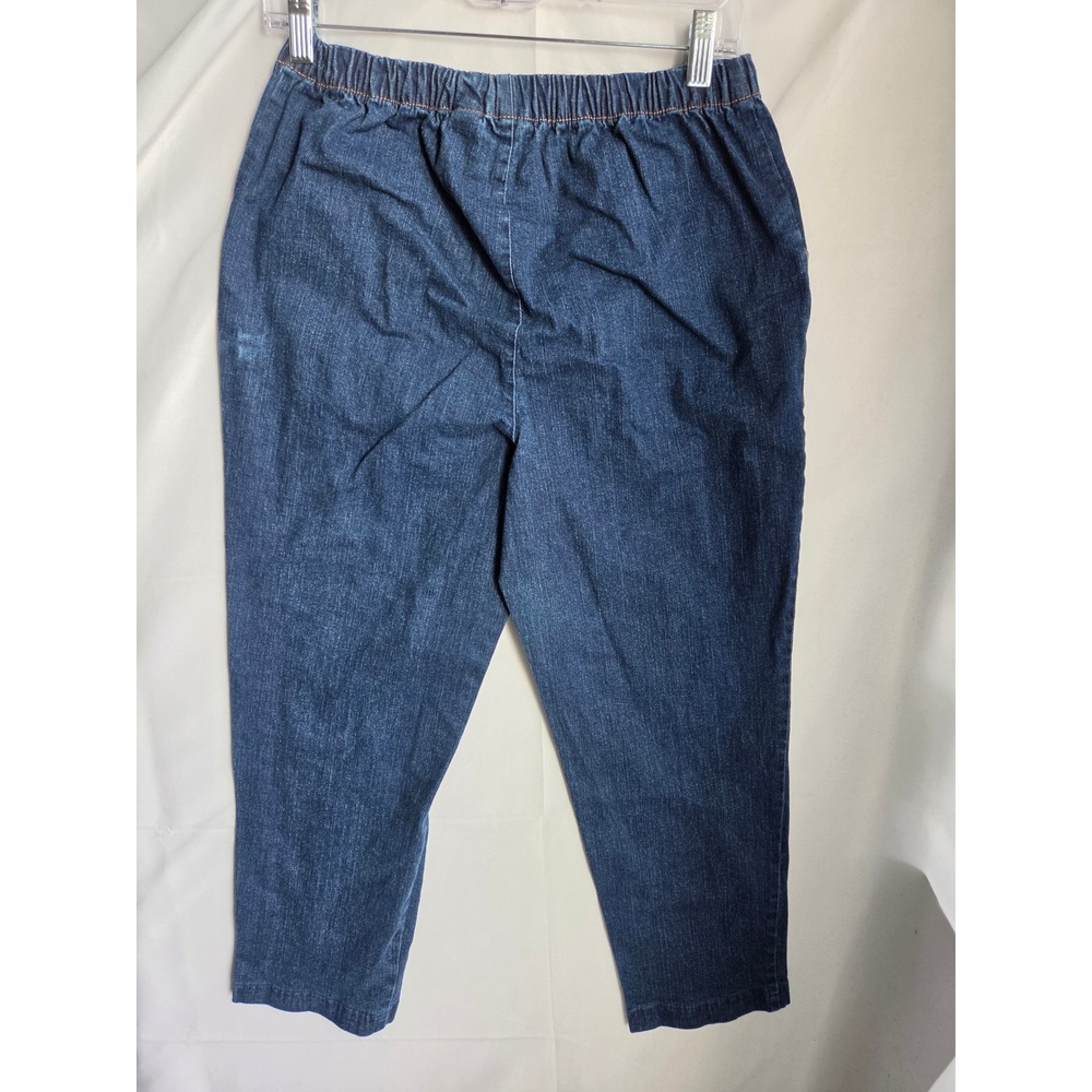 Croft & Barrow Jeans Women Blue Medium Wash Straight High Rise